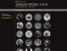Tablet Screenshot of adrianwong.info
